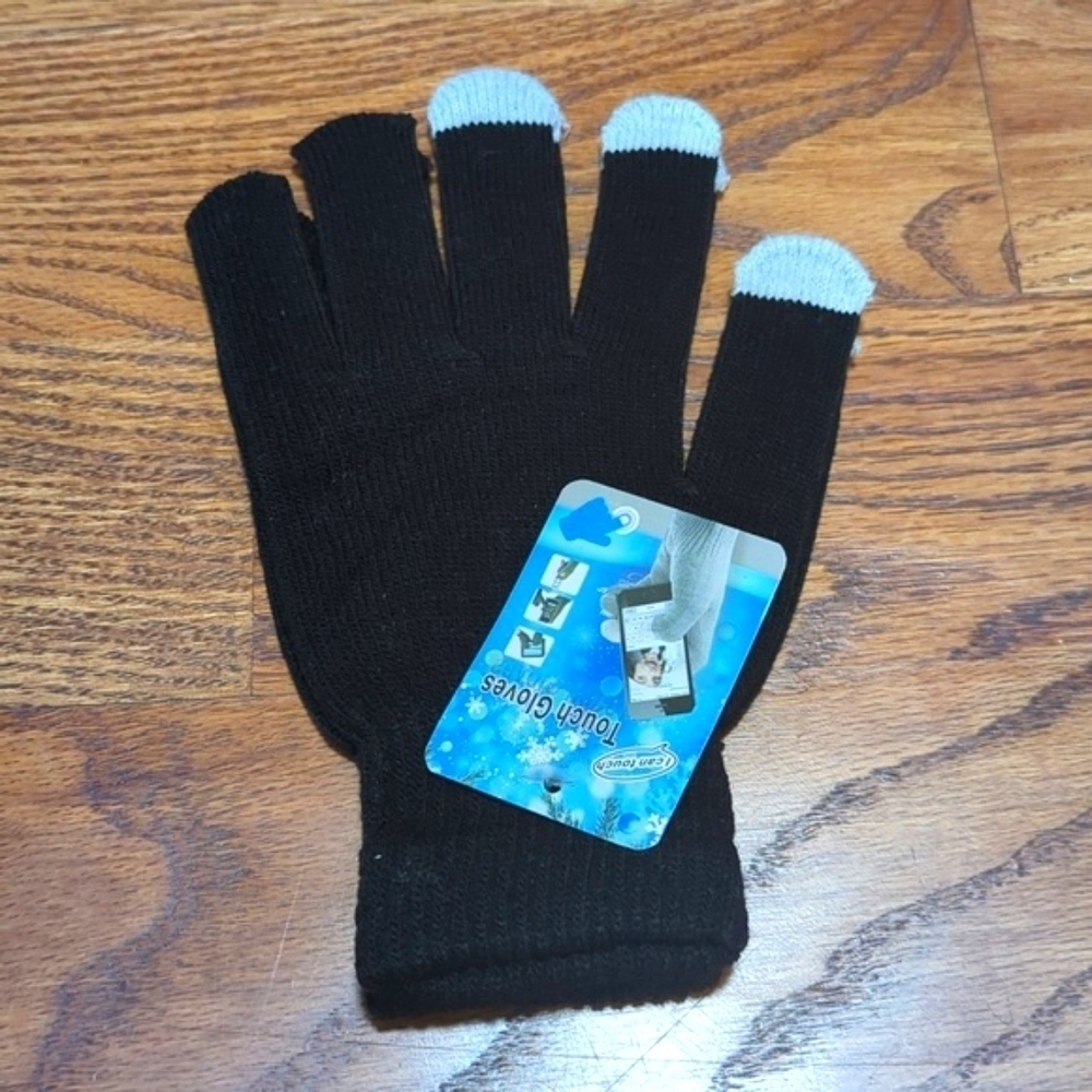 Touch Screen Knit Glove Unisex One Size Texting NWT
